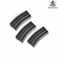 Set 3 Caricatori Monofilari Stanag Grey M4/m16 120bb Vfc (vf9-magm4e120gy01)
