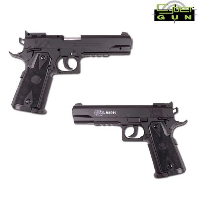 Pistola A Co2 1911 Colt Black Cybergun (180306)