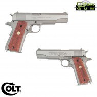 Pistola A Co2 Colt M1911 Mkiv Serie's 70 Silver Government Cybergun (180529)