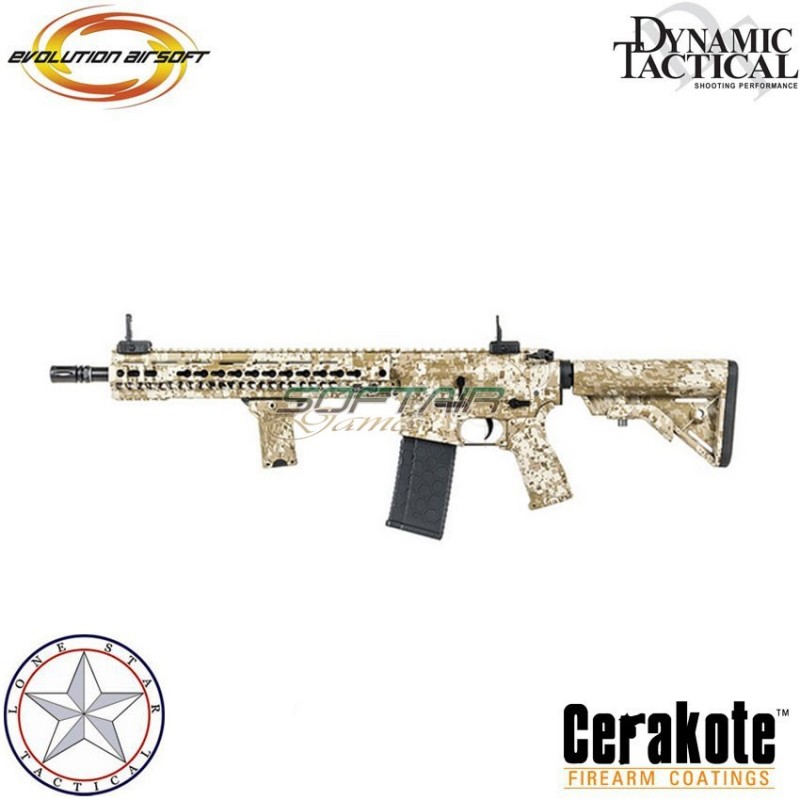 Fucile Elettrico Mk4 Smr 14.5" Digital Desert Dynamic Tactical (dy-aeg30-c-dd)