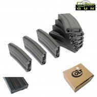 Set 8 Hi-caps Magazines 350bb For M4/m16 Cybergun (185149)