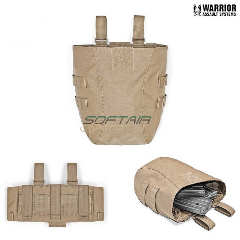 Tasca Gen2 Large Roll Up Per Caricatori Esausti Coyote Tan Warrior Assault Systems (w-eo-lrudp-g2-ct)