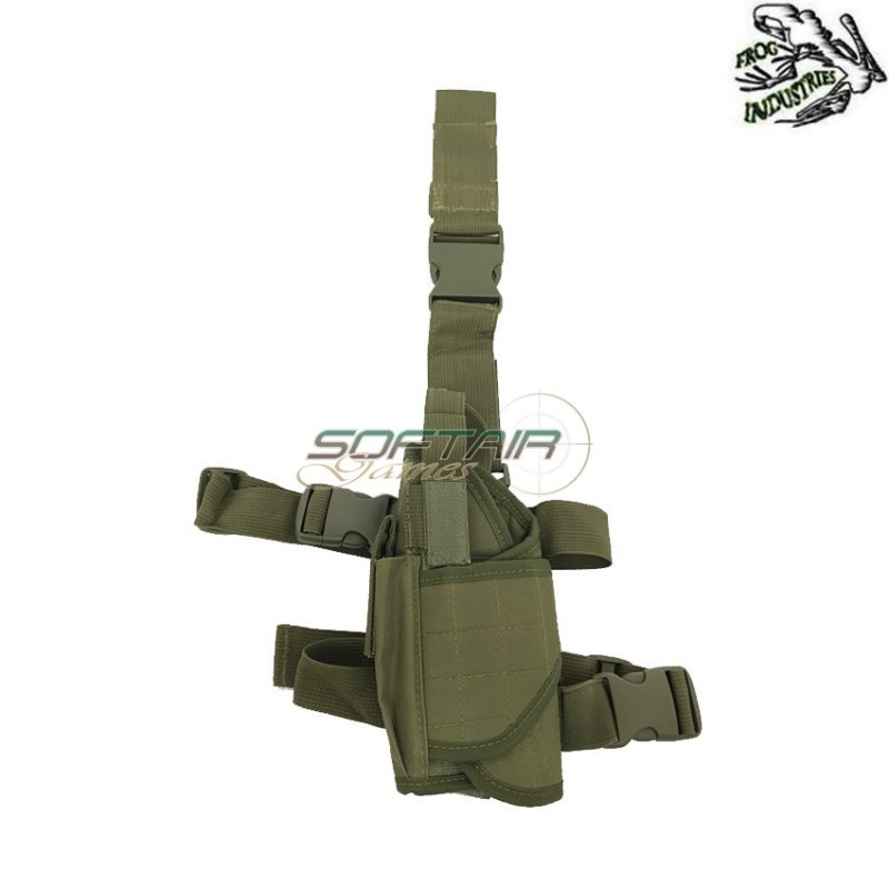 Fondina Cosciale Olive Drab Tornado Per Mano Sinistra Universale Frog Industries (fi-611200-od)