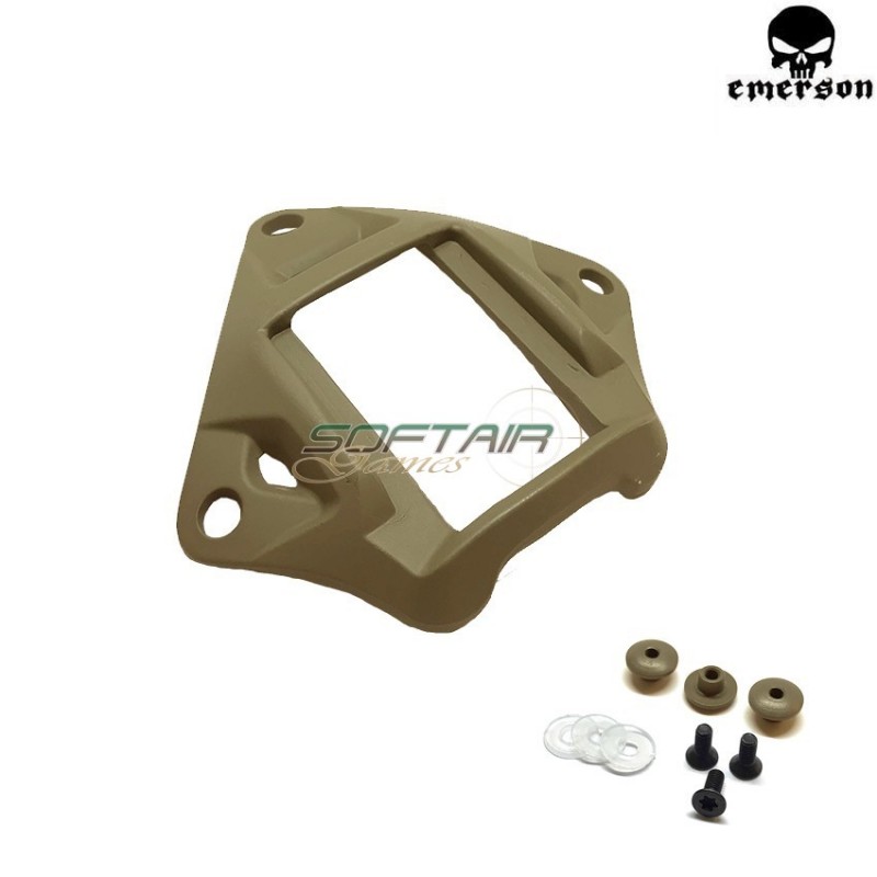 Nvg Ops Shroud Style Dark Earth Per Elmetti Emerson (em3286)