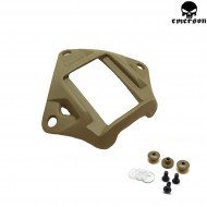 Nvg Ops Shroud Style Dark Earth For Helmets Emerson (em3286)