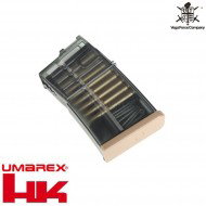 Mid-cap Black & Fde Base Plate Magazine 100bb For Hk417 Vfc (vf9-mag417e100tn02)