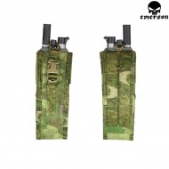 Tactical Open Radio Pouch Atacs Fg For Prc148/152 Type Emerson (em8350c)
