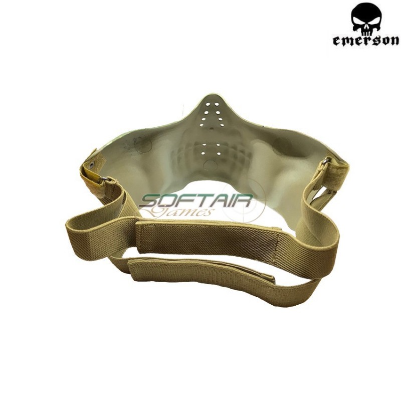 Skull Style Mask Half Face Multicam Emerson (em6643mc)