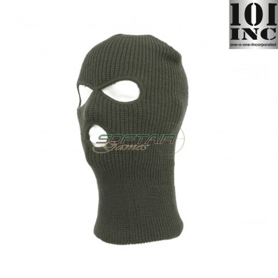 Passamontagna 3 Fori In Acrilico Olive Drab 101 Inc (inc-214281-od)