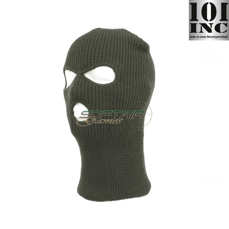 Acrylic Balaclava 3 Holes Olive Drab 101 Inc (inc-214281-od)