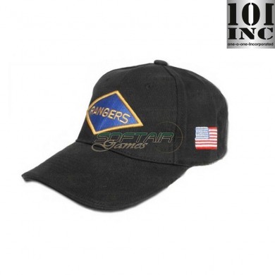 Cappello Baseball Rangers Black 101 Inc (inc-215151-244-bk)
