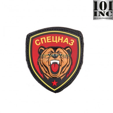 Patch 3d Pvc Spetsnaz Bear Red 101 Inc (inc-9091)