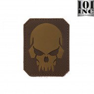 Patch 3d Pvc Skull Brown 101 Inc (inc-444150-3726)