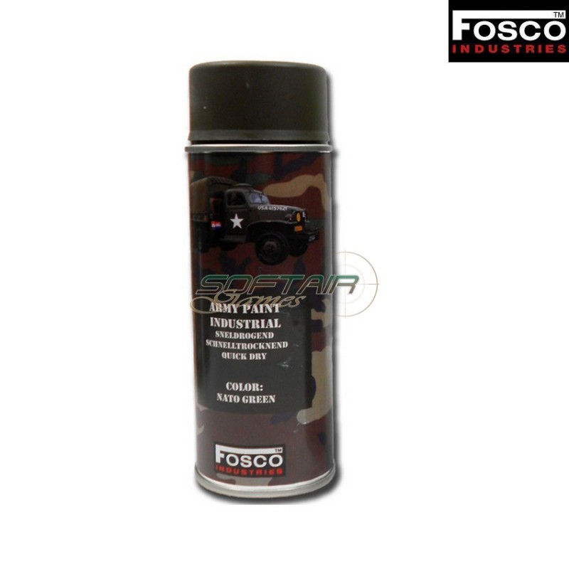 Spray Army Paint Nato Green Fosco Industries (fo-469312-ng)