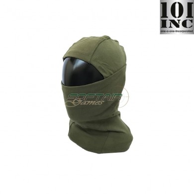 Passamontagna Ninja 1 Foro In Cotone Olive Drab 101 Inc (inc-214277-od)