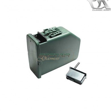 Caricatore Elettrico 2400bb Per Mitragliatrice M249 Classic Army (ca-016092)
