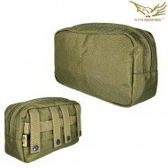 Horizontal Utiliy Accessories Pouch Khaki Flyye Industries (fy-ph-c007-kh)