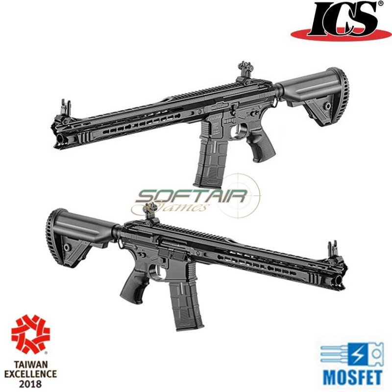 Fucile Elettrico Scarrellante Cxp Mars Full Metal Komodo Black Ics (ics-ic-300b)