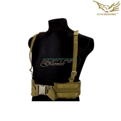 Belt & Suspenders Right Angle Coyote Brown Flyye Industries (fy-bt-b007-cb)
