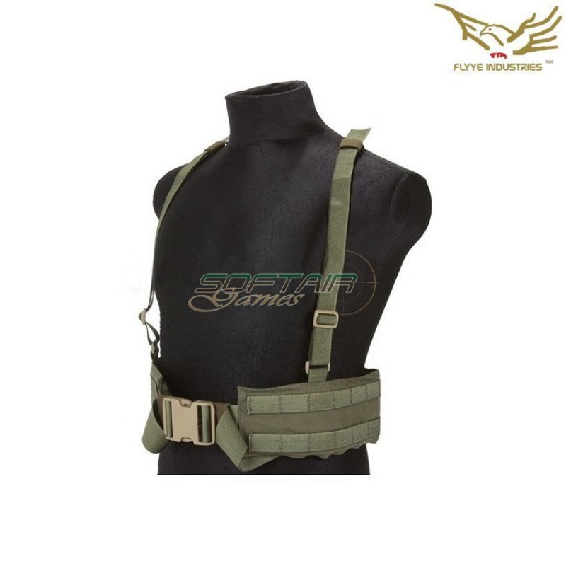 Belt & Suspenders Right Angle Ranger Green Flyye Industries (fy-bt-b007-rg)