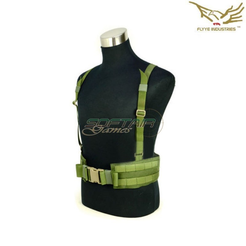 Belt & Suspenders Right Angle Olive Drab Flyye Industries (fy-bt-b007-od)