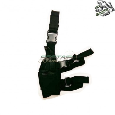 Leg Universal Holster Black Tornado For Left Hand Frog Industries (fi-611199-bk)