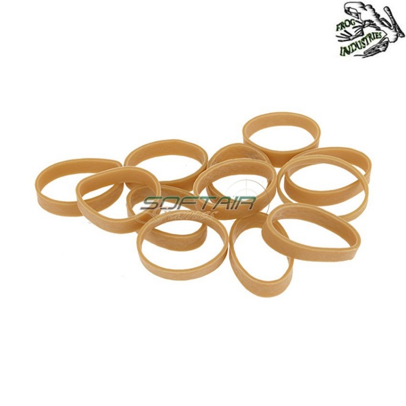 Set 12pcs Navy Seals Elastici Dark Earth Frog Industries® (fi-m51611189)