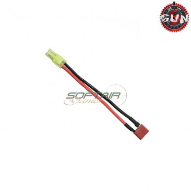 Connector Long Deans Female To Mini Tamiya Male Gun Five (gf-vbminim)