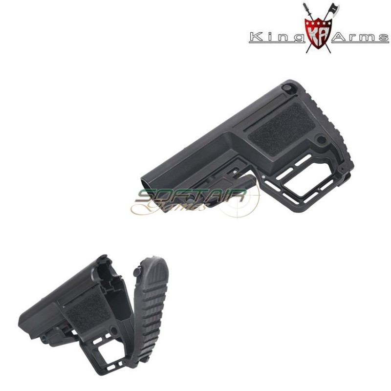 Tws Type 3 Black Stock King Arms (ka-stock-20-bk)