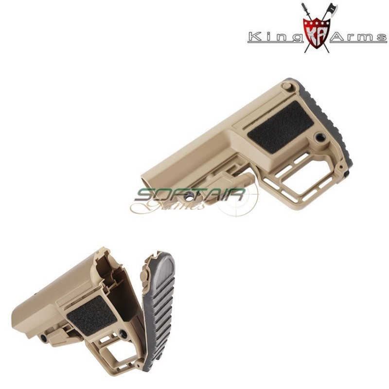 Tws Type 3 Dark Earth Stock King Arms (ka-stock-20-de)