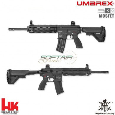 Electric Rifle Aeg Hk416 V.2 Mosfet Long Version Black Vfc Umarex (um-2.6372x)