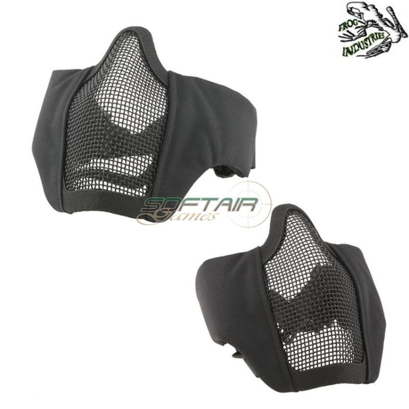 Maschera Per Elmetto Stalker Evo Type Black Frog Industries® (fi-ma45b-bk)