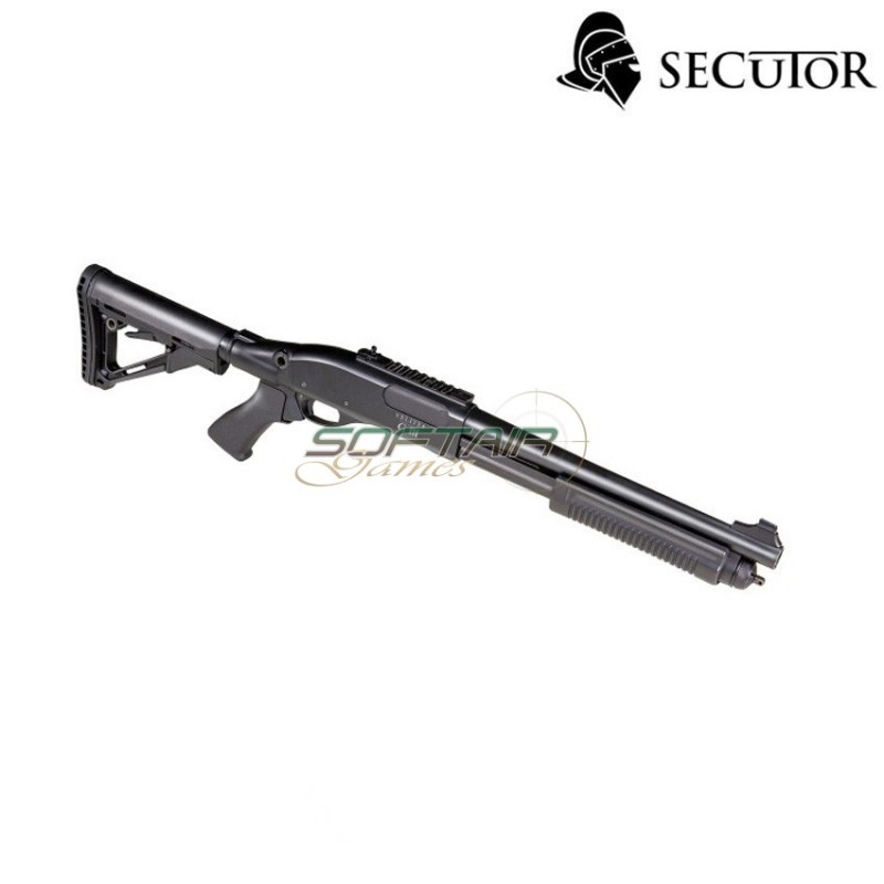 Fucile A Gas Pompa M870 Type Velites G-iii Black Secutor (sr-velites-g-iii-bk)