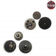 Steel Cnc Gears Set 100:200 Super High Torque For Aeg Gun Five (gf-cl05)