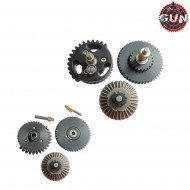 Steel Cnc Bearings Gears Set 100:200 Super High Torque For Aeg Gun Five (gf-cl24)