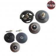 Set Ingranaggi Cuscinettati In Acciaio Cnc 18:1 Speed Per Aeg Gun Five (gf-cl23)