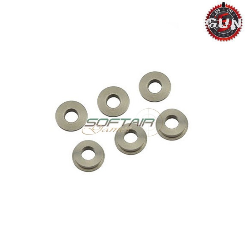 Boccole Piene Da 8mm In Acciaio Per Alberi Da 4mm Gun Five (gf-m98)