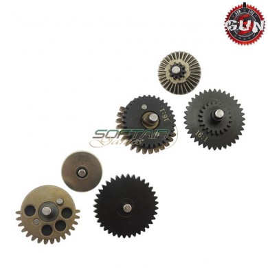 Steel Cnc Tenacity Gears Set 16:1 High Speed For Aeg Gun Five (gf-cl08)