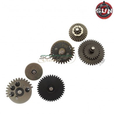 Steel Cnc Tenacity Gears Set 13:1 Super High Speed For Aeg Gun Five (gf-cl07)