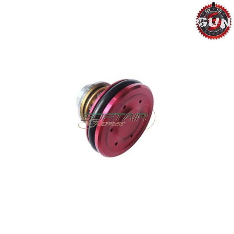 Bearing Aluminum Cnc Piston Head Type 2 Single O-ring For Aeg Gun Five (gf-m166a)