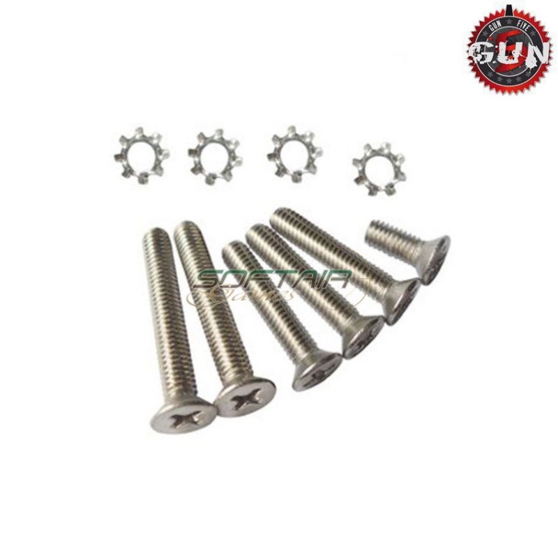 Screw Set For Gear Box V.3 Gun Five (gf-a12)