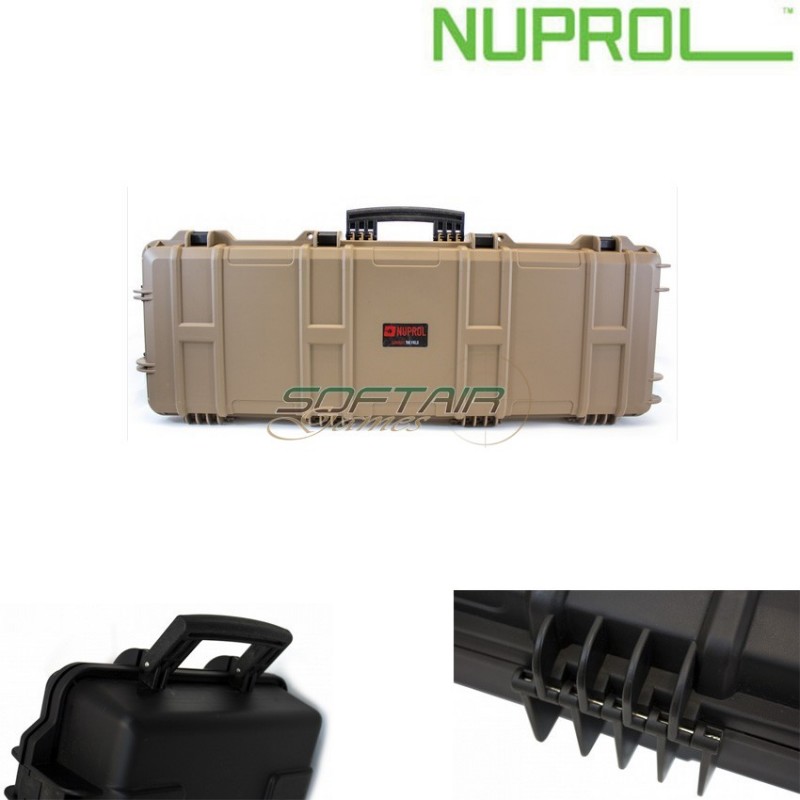 Valigia Tattica Large In Pvc Iniezione Tan Wave Version Nuprol (nu-nhc-01-tan)