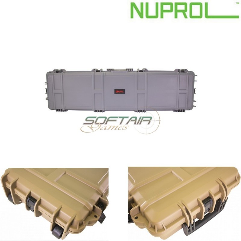 Tactical X-large Carrying Case Pvc Injection Grey Wave Version Nuprol (nu-nhc-03-gry)