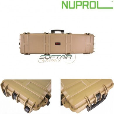 Valigia Tattica X-large In Pvc Iniezione Tan Pnp Version Nuprol (nu-nhc-05-tan)
