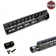 Nsr Keymod 10" Style Floating Ras Black Aeg/gbb Gun Five (gf-m270)