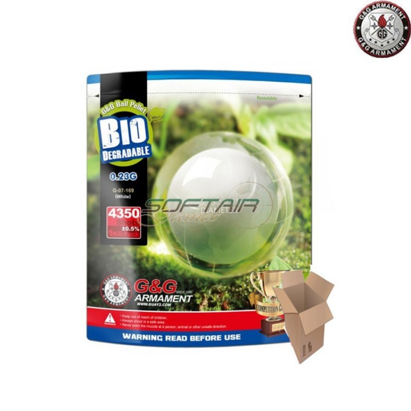 Cartone 12 Buste Pallini Bio Natural 0.23gr White G&g (gg-07169-cart)