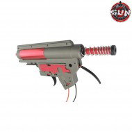 Gearbox Completo 8mm Ver.2 Qd M4/m16 Back Version Gun Five (gf-db038)