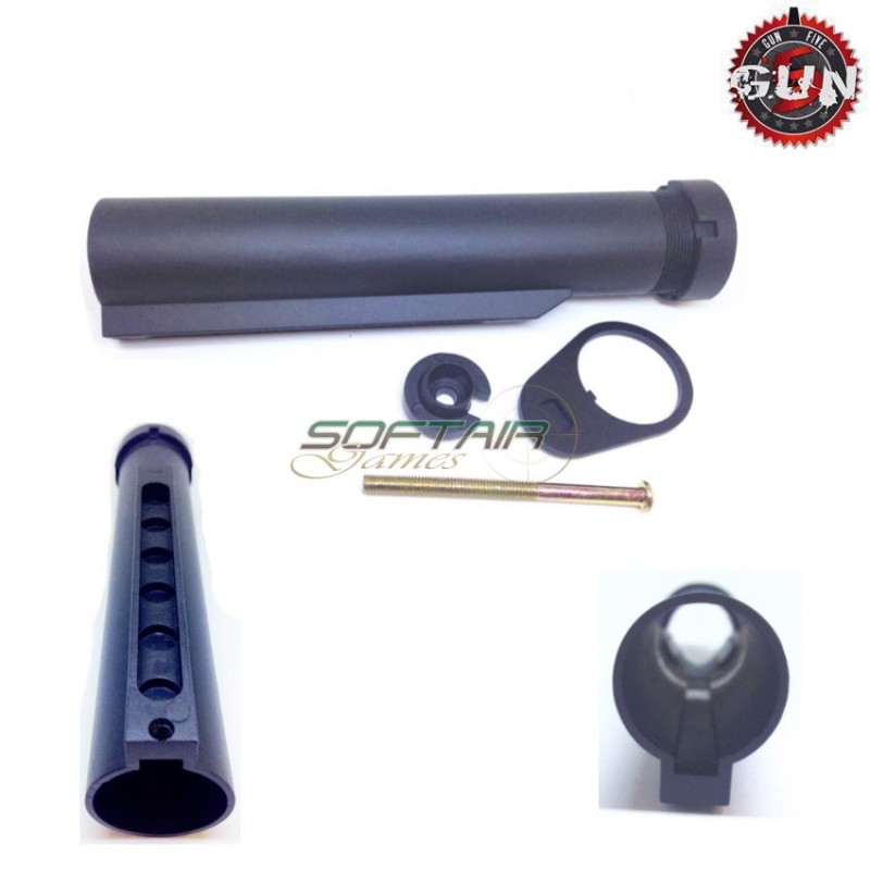 Metal Stock Tube Black For M4/m16 Gun Five (gf-m169)