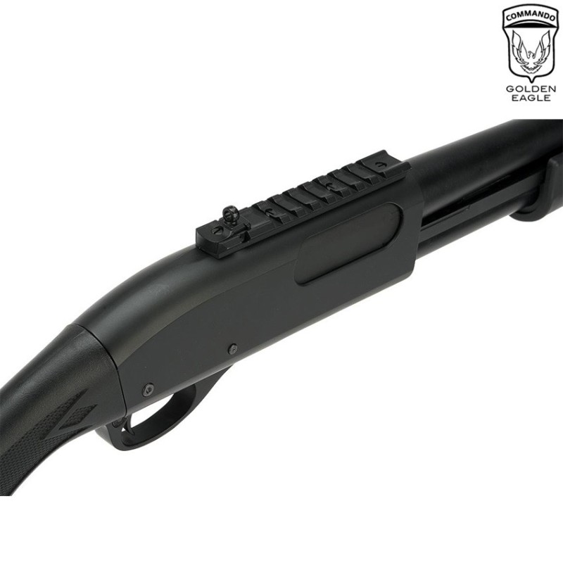 Gas Shotgun M870 Type 2 Black Golden Eagle (ge-m870l)