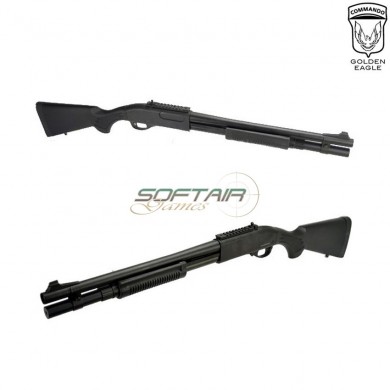 Gas Shotgun M870 Type 2 Black Golden Eagle (ge-m870l)
